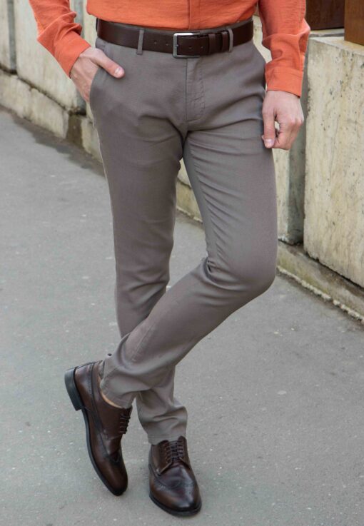 Серые мужские брюки чинос Арт.:6769
